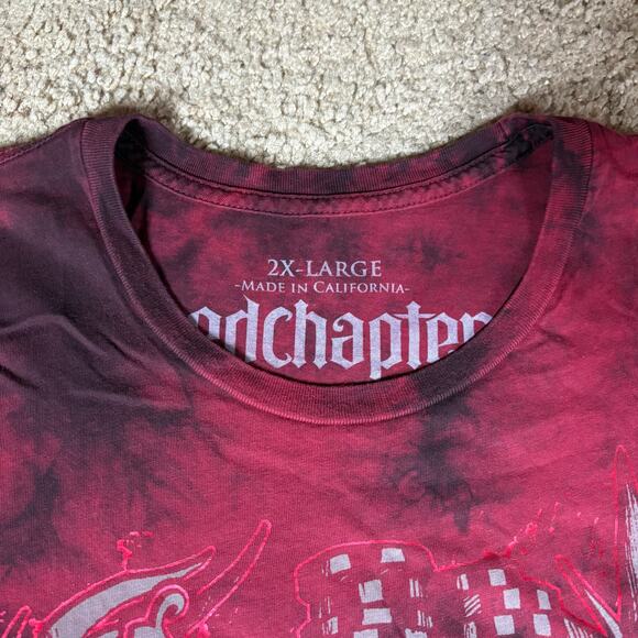 Red Chapter by Mark Palmer Faith 777 Vegas Shirt Men’s Sz 2XL Preowned - Picture 5 of 5